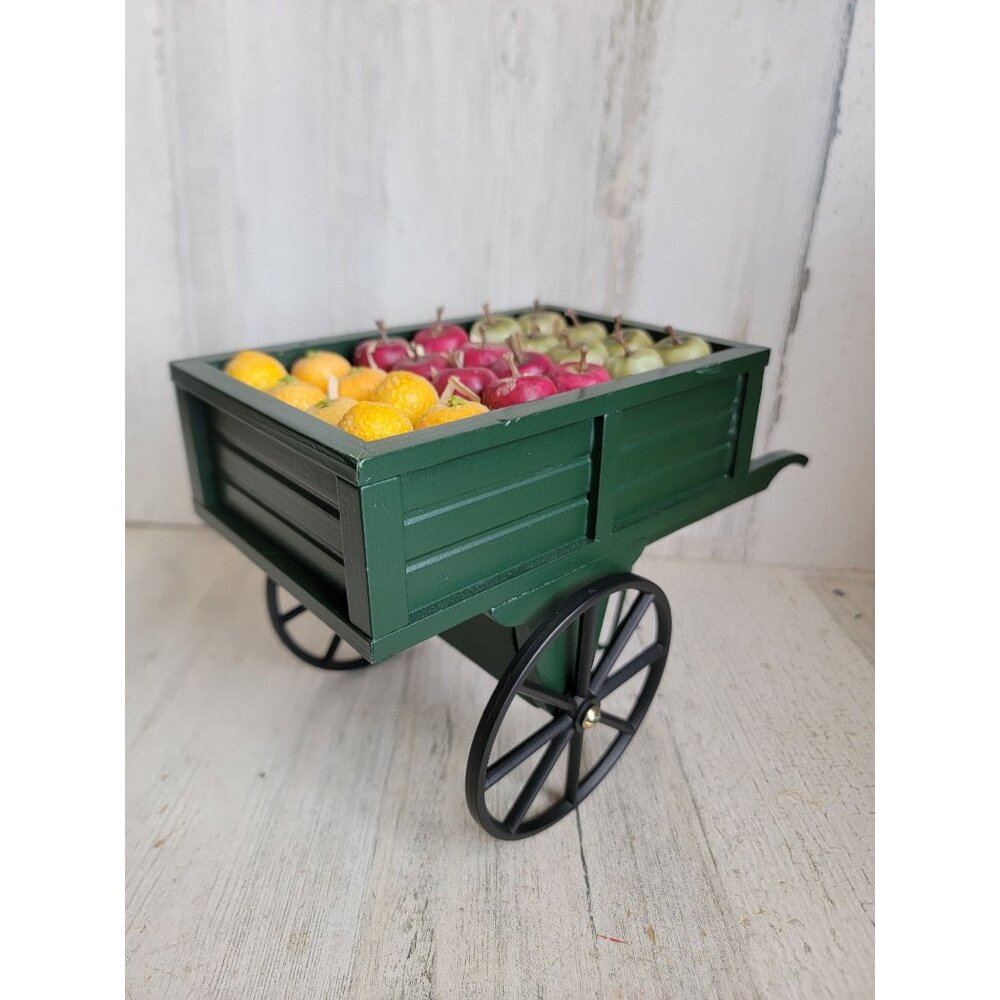 Byers Choice fruit vendor cart apples oranges‎ accessory Xmas figure